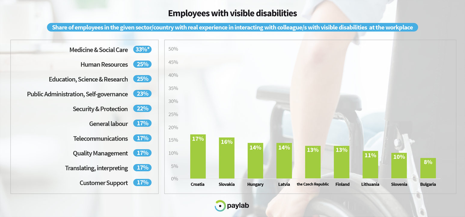 diversity study Paylab 2019 employees with disabilities colleague workplace integration